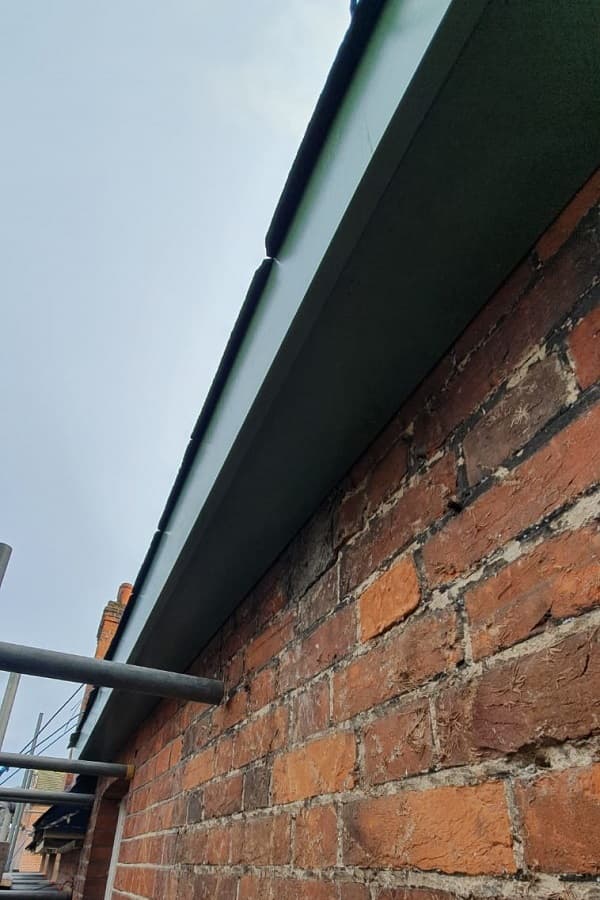 New soffits and fascias from below