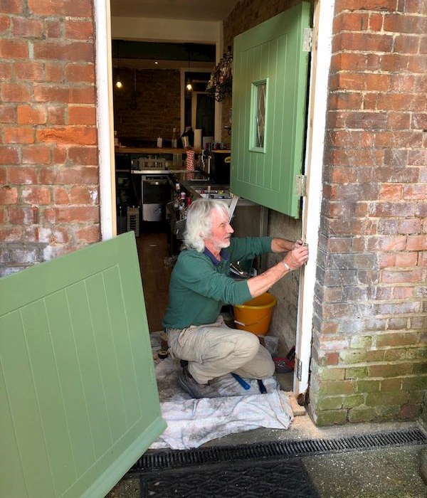 Tony swapping the stable door round