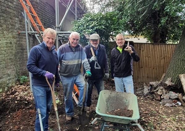 Weekday Warriors clearing at back of The Kitchen