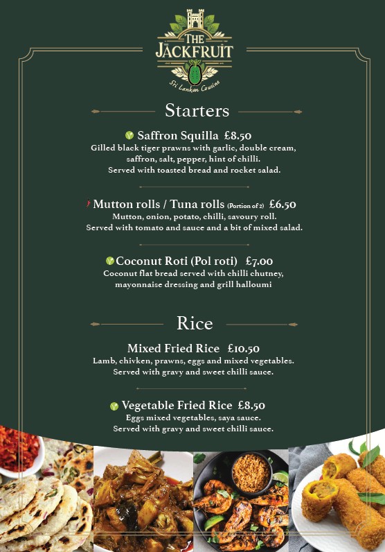 Sri Lankan Dinner (page 1)