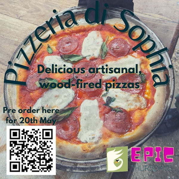 Advert for Pizzeria di Sophia