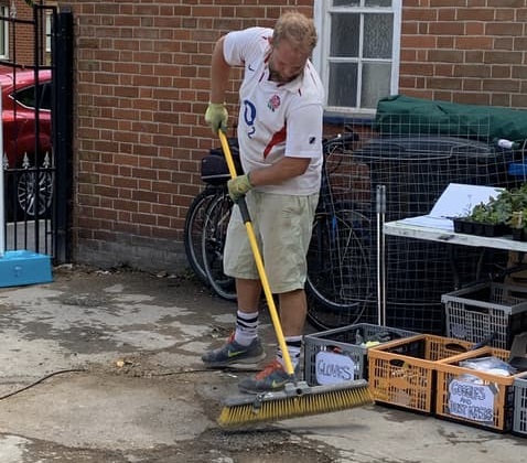 Ensuring the courtyard is pet safe