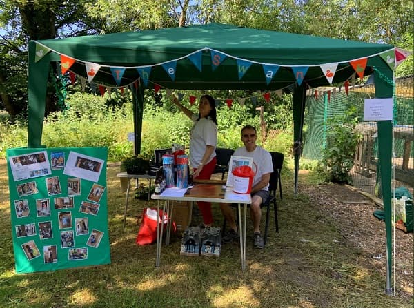 Ric and Anne at our stall