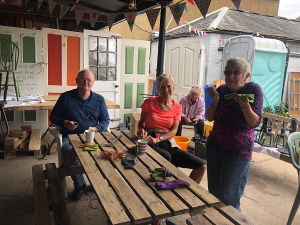 Wire stripping requires a lot of tea and chat