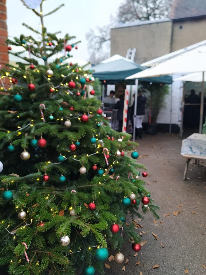 The Christmas tree in The Courtyard