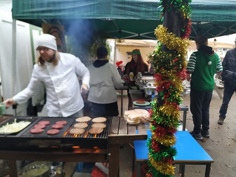 BBQ stall