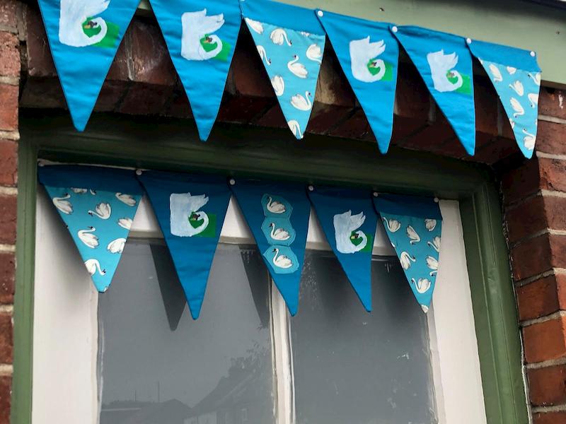 Bunting made by The Sewing Bees