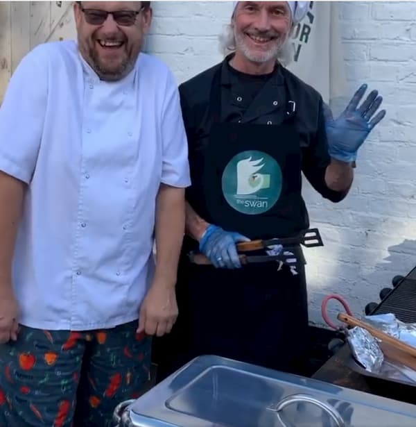 Ian and Tony, our resident chefs