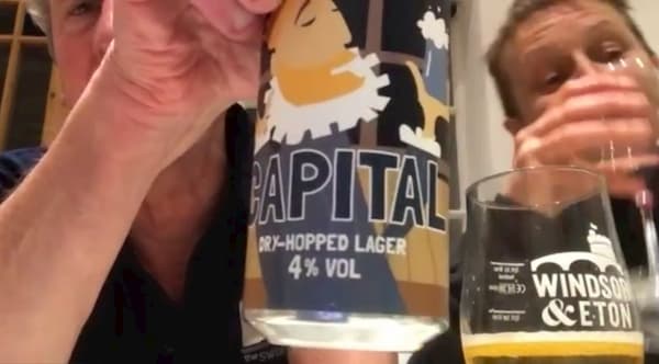 Can of Capital lager