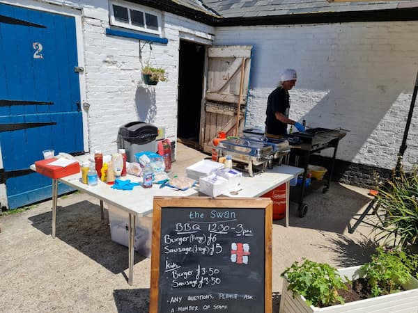 The BBQ setup