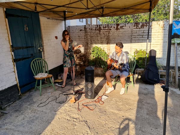 Soul Duo in the late evening sun