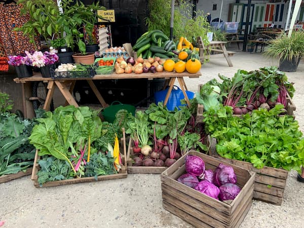 The produce table