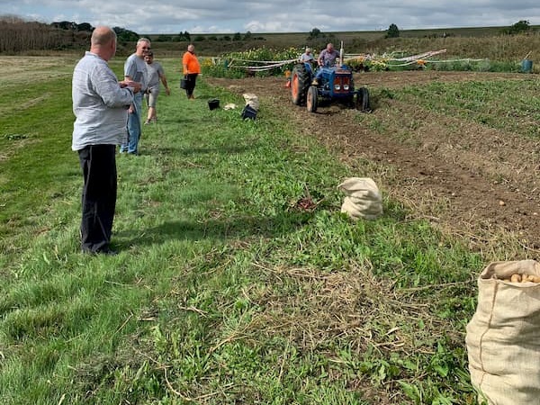 The Swan team in the field