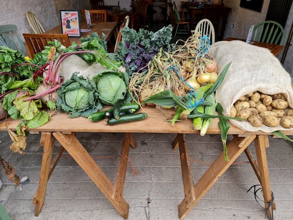 The final produce table