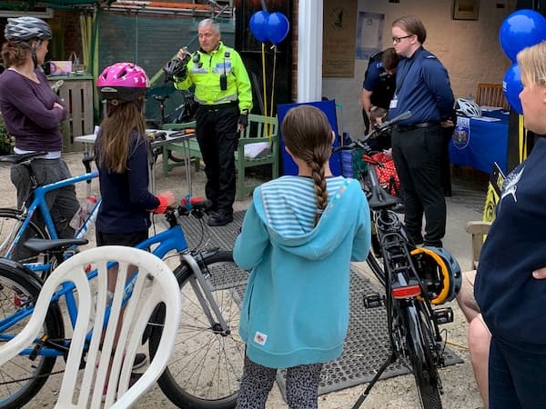 Talk on bike security