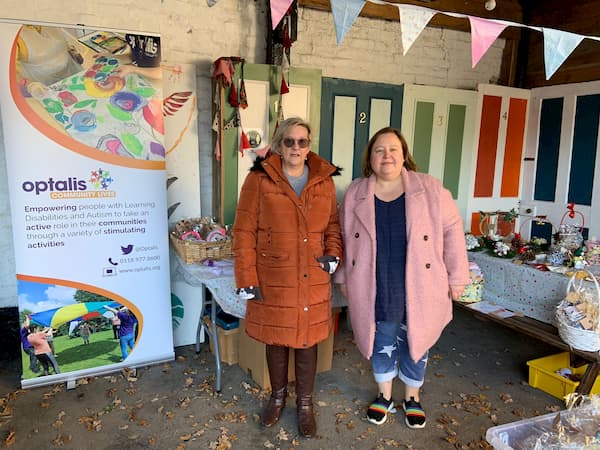 Stall holders in The Courtyard