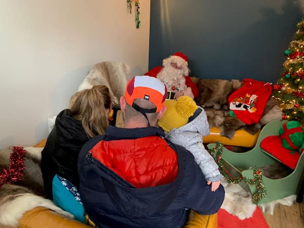 Having a discussion with Santa