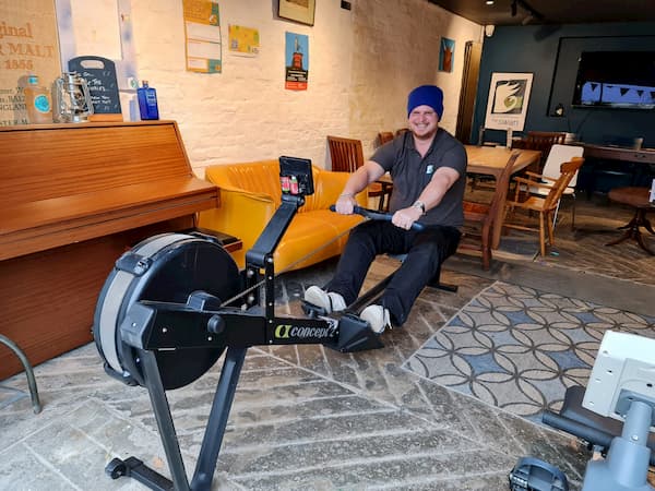 The first rower - Micky