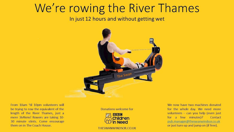 Rowing the River Thames for Children in Need 2021