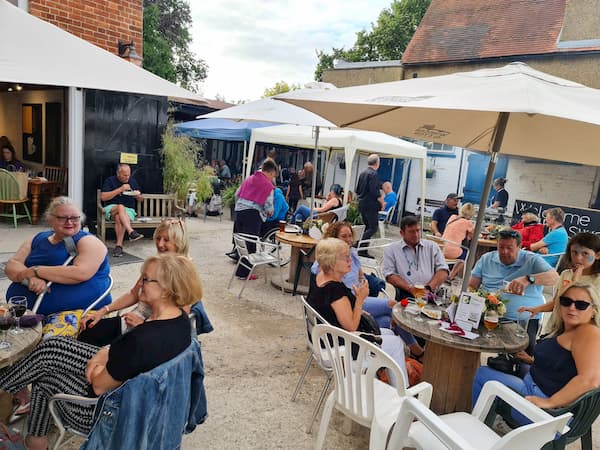 A busy Courtyard