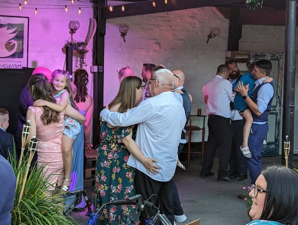 All ages took to the dance floor.