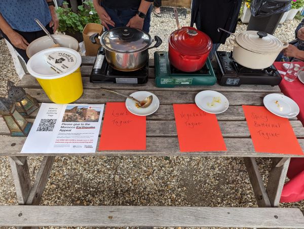 Choice of tagines available - lamb, vegetable and spicy butternut.