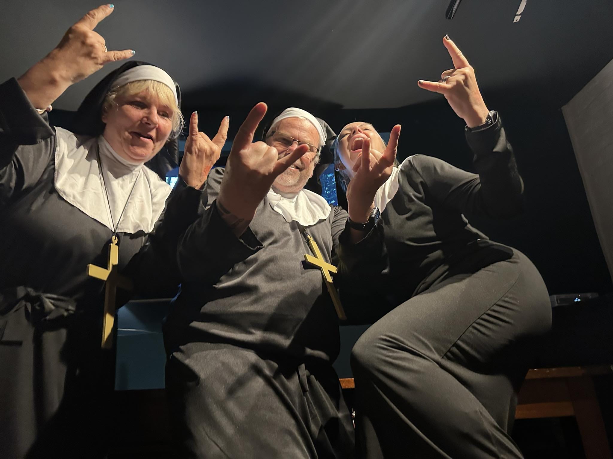 The nuns are ready for the Sound of Music