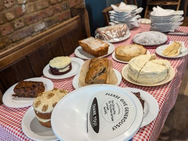 Fine spread of cakes baked by the Chatters