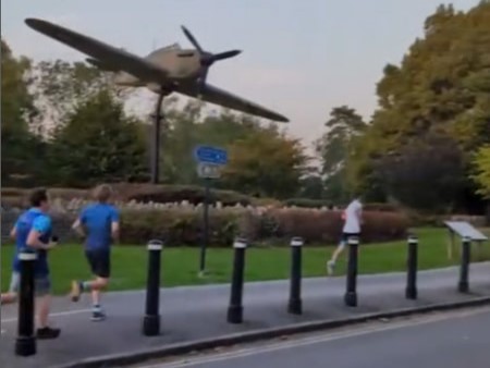 Passing the Hurricane memorial