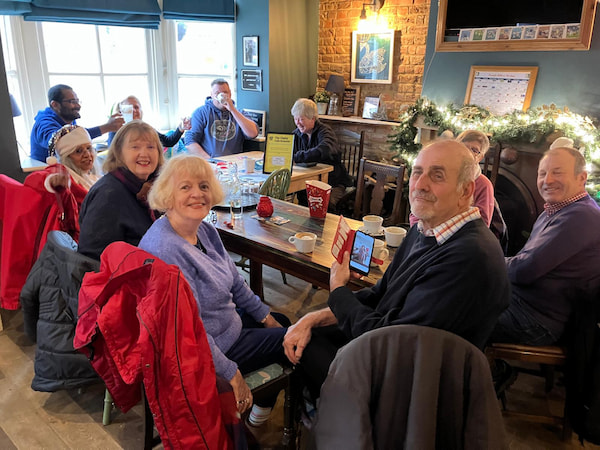 Chatters at our regular Chatty Café