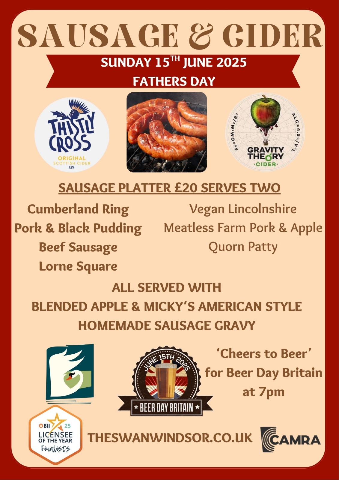 Poster: Cider & Sausage Festival