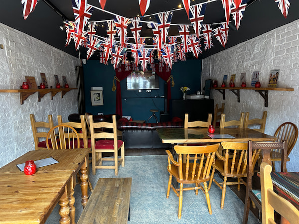 Bunting in the Coach House