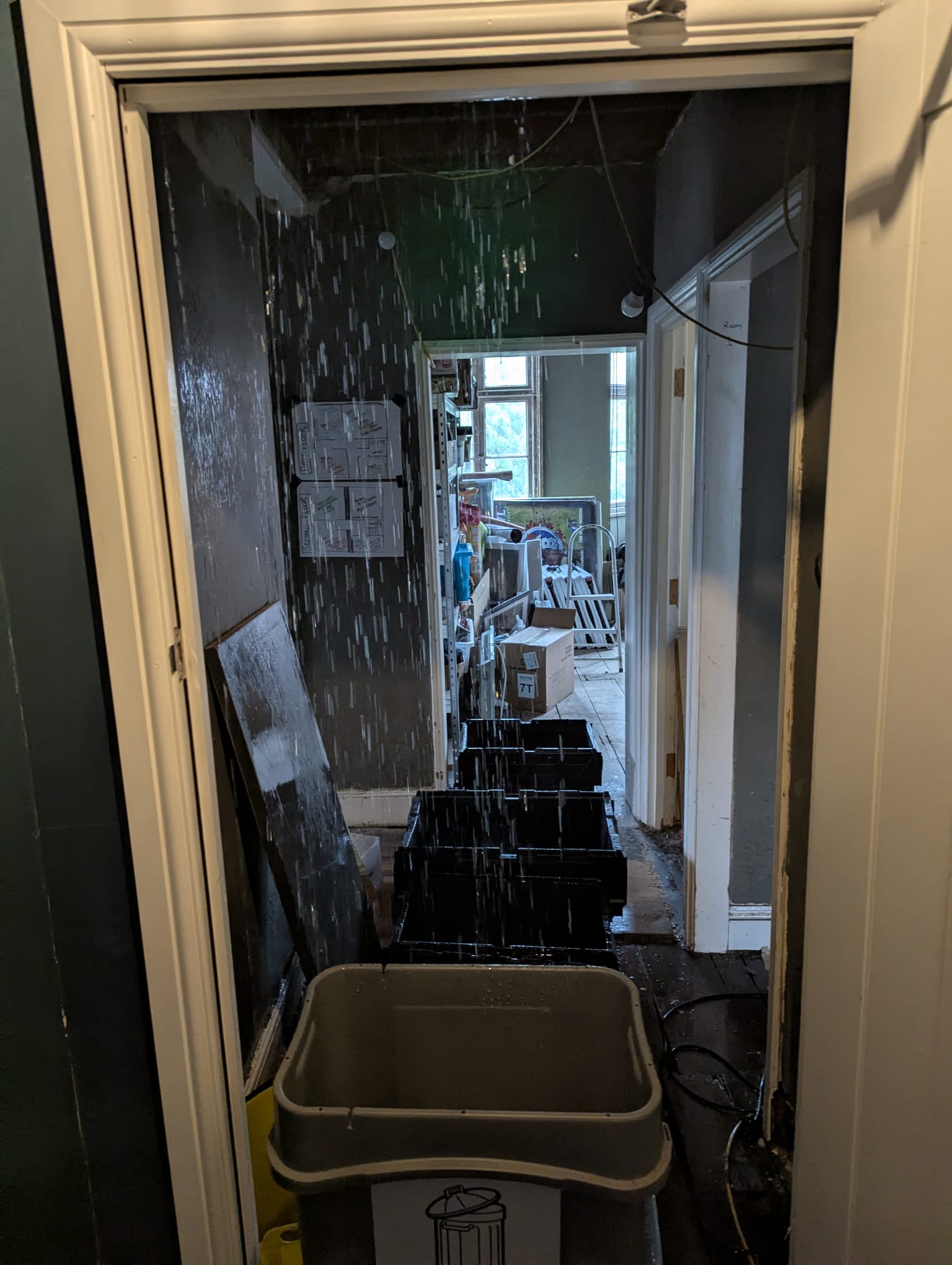 Heavy downpour created havoc