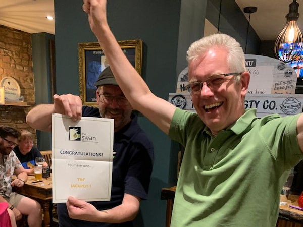 Winner of the 9th July 2025 raffle - Colin Waddington won £60.