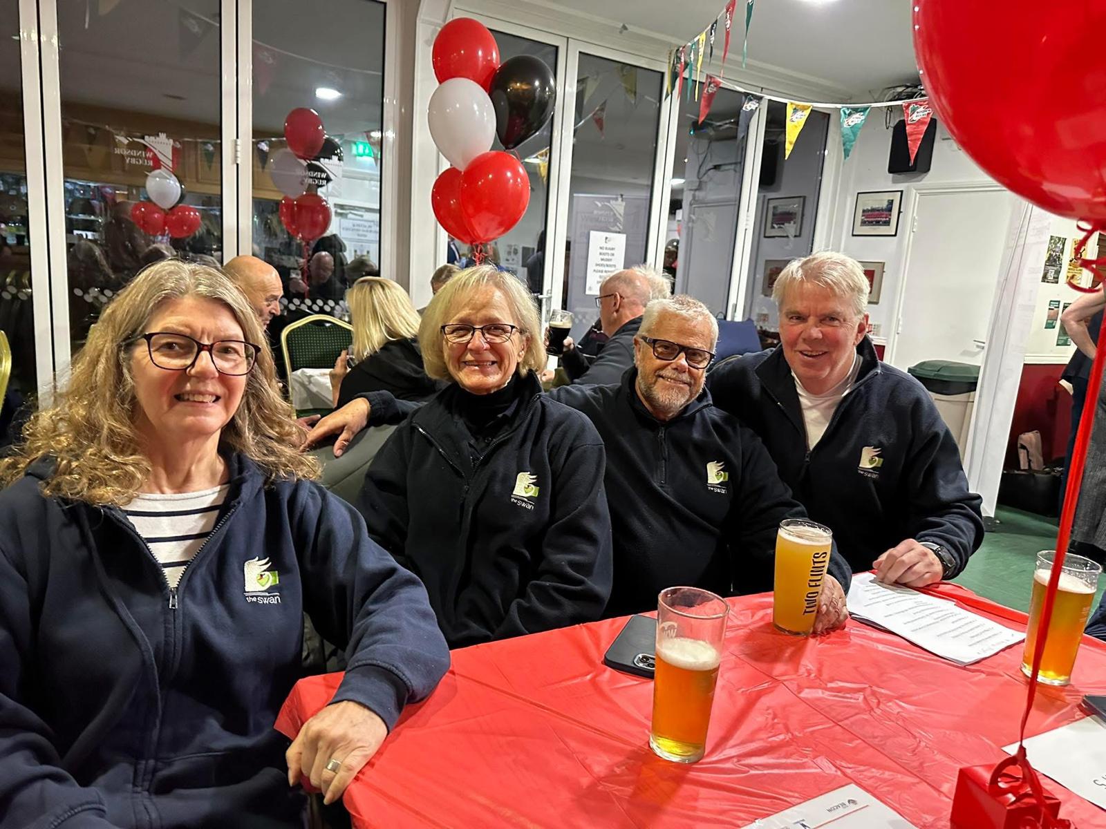The team from The Swan at the Big Sleep Out