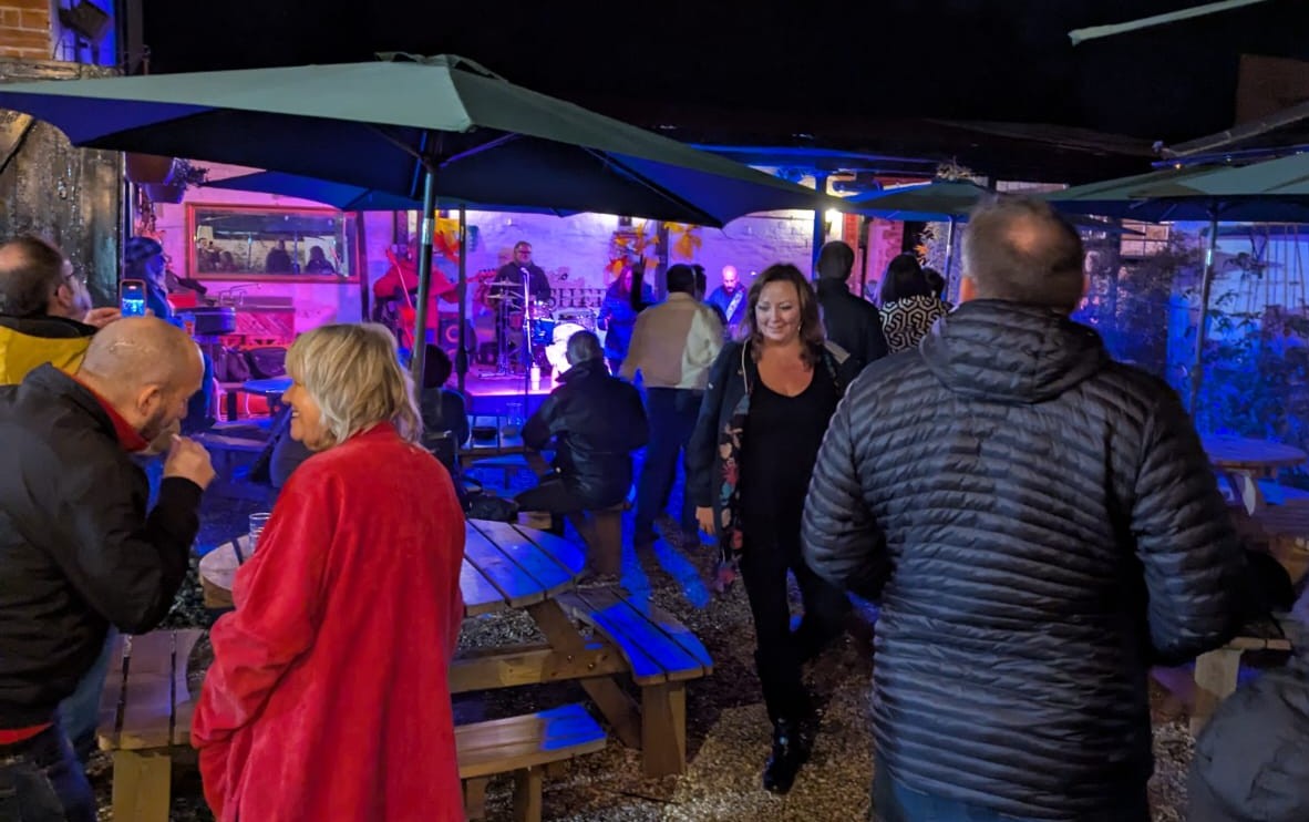 Back Track at our Halloween Party