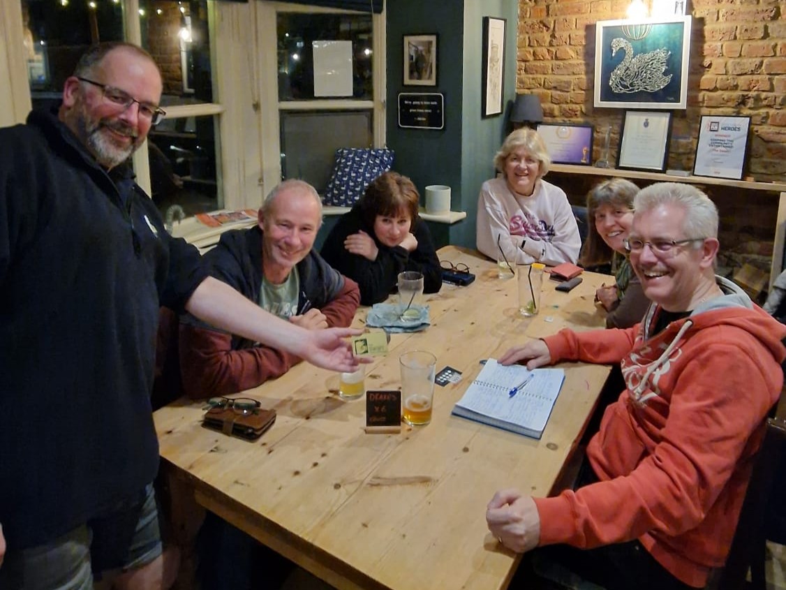 Winners of the Quiz Night of 12 Nov 2025: 'Swanstein – Deliver us from Clewer'.