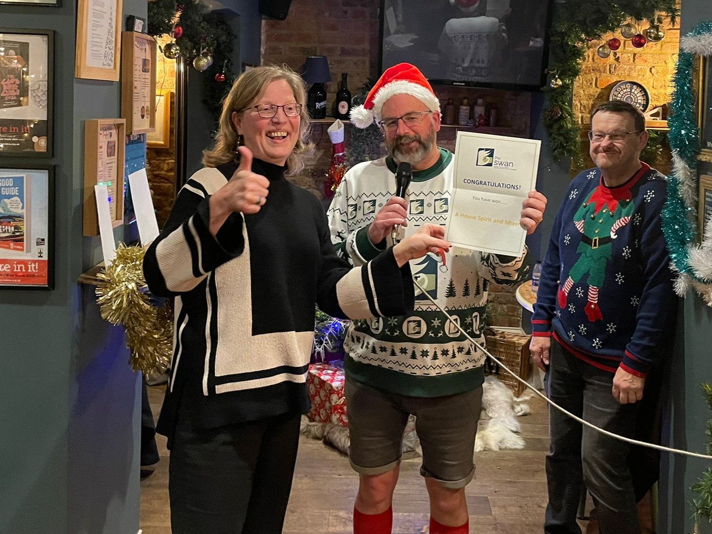 Winner of the Raffle of 10 Dec 2025 - Stef won a house spirit and mixer 