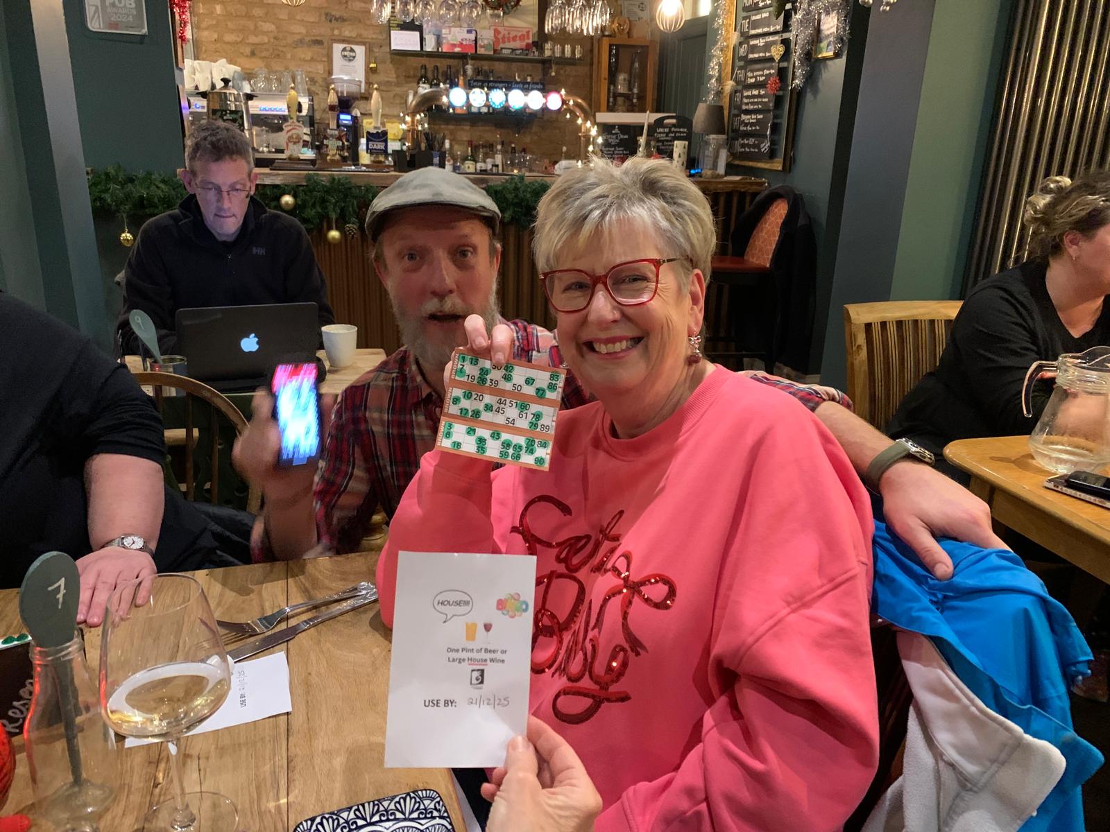 Game 1 Fiona got the double of line and house