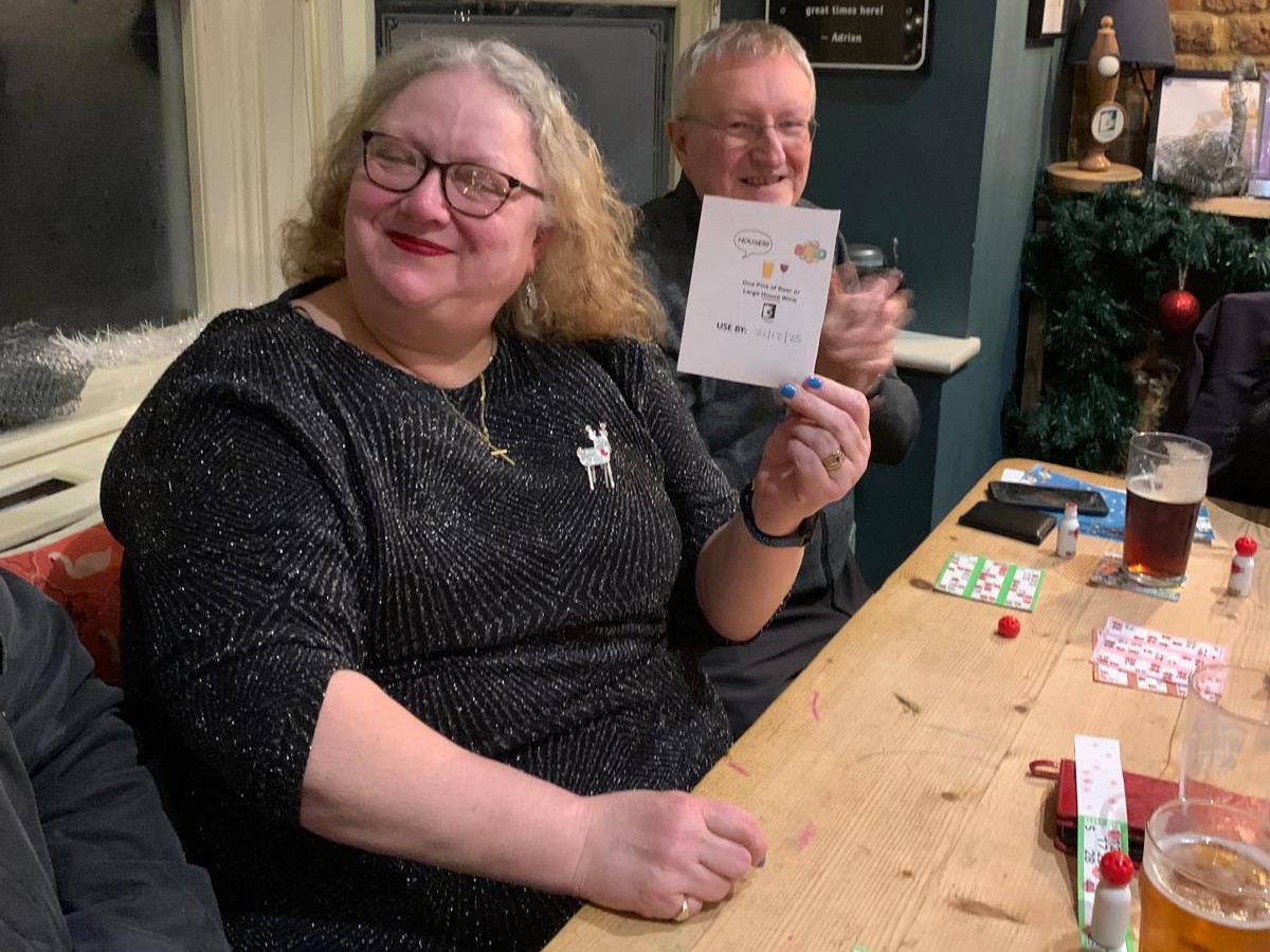 Lou the house on her birthday