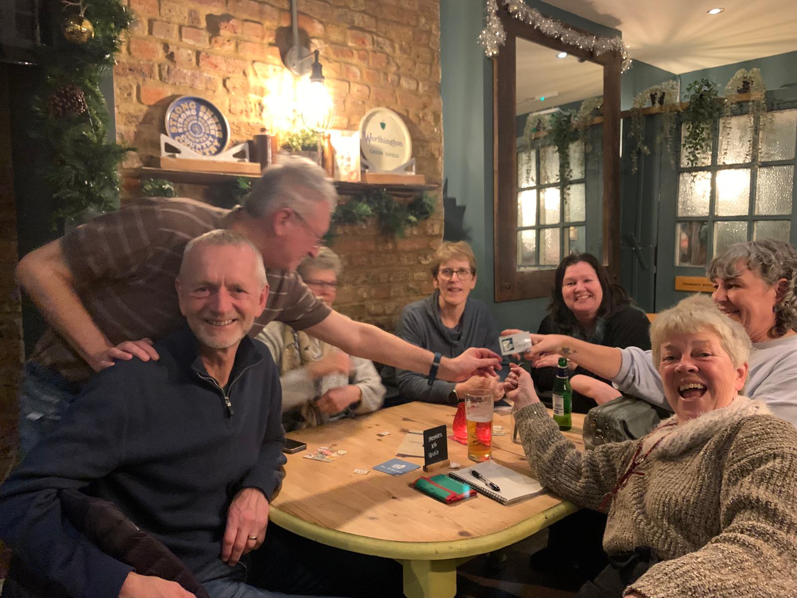 Winners of the 29 Dec 25 quiz, Hettie's Heroes