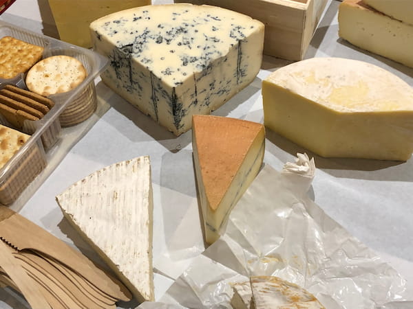 Table of regulars enjoying the cheese
