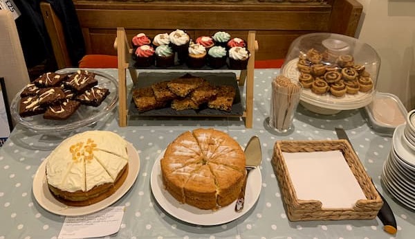 Spread of cakes looking very tasty indeed