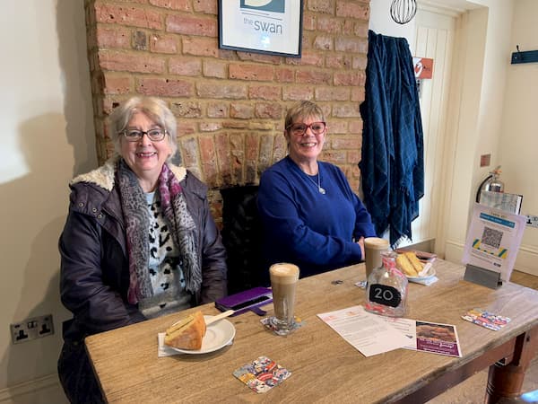 Regulars to our coffee morning