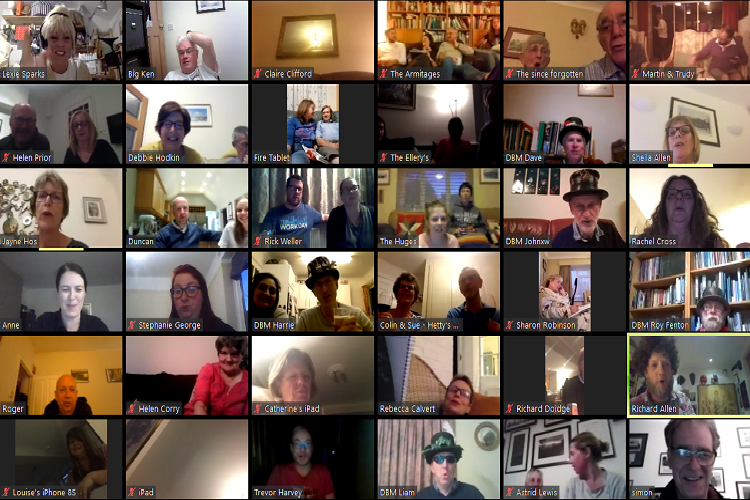 Our online quiz with over 40 households