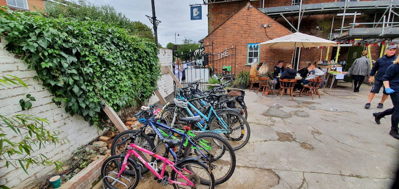 Bikes racks are full after advertising they were available
