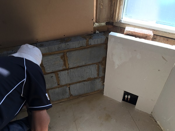 External door at ladies toilet eventually removed