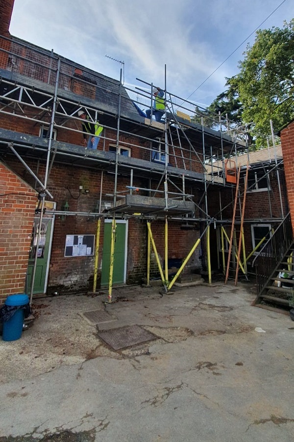 Looking at the existing soffits and fascias