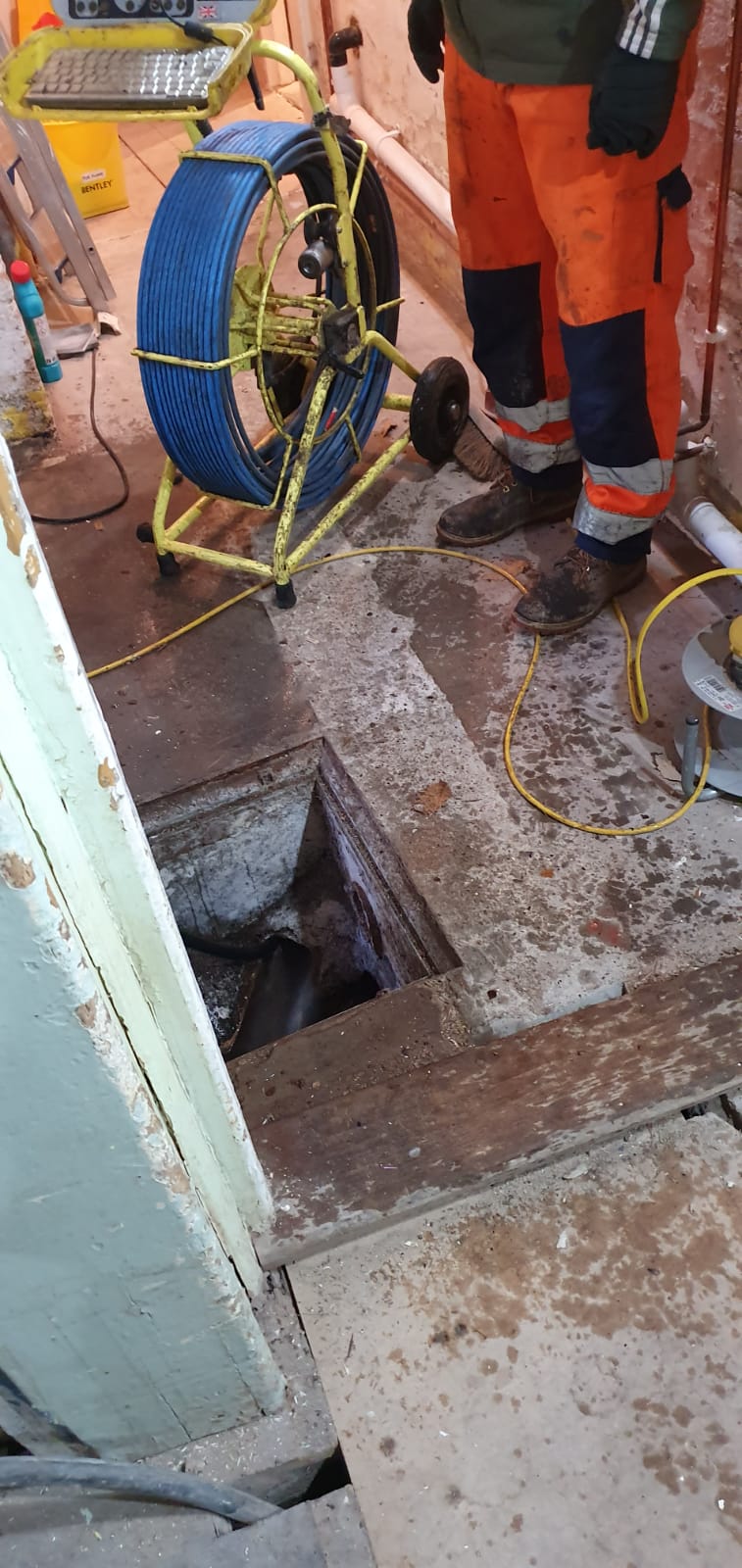 Internal drain work