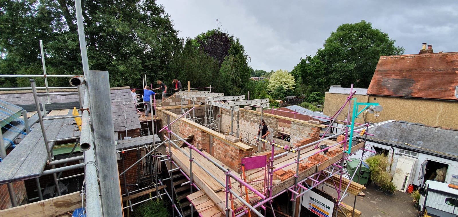 Aerial view of The Coach House